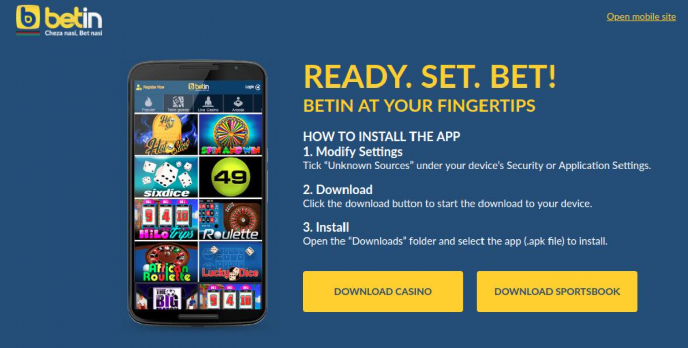 BETIN App in Kenya